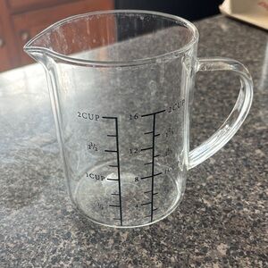 Hearth & Hand Transparent Glass Measuring Cup